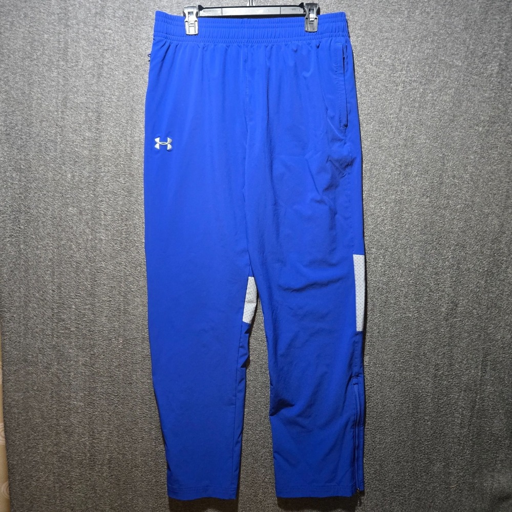 UNDER ARMOUR UA Squad Woven Warm-Up Pant 1293912‎ Royal Blue Mens L